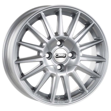 CMS-1264-03 6.0x15" -4x100 ET40 60.1 Racing Silver Jant (4 Adet)